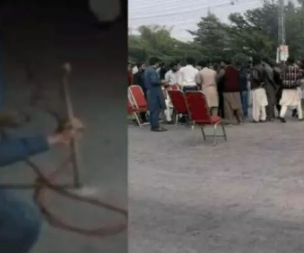پی ٹی آئی کارکنان نے اسلام آباد ٹول پلازہ کے قریب ایم ٹو موٹروے کھود ڈالی