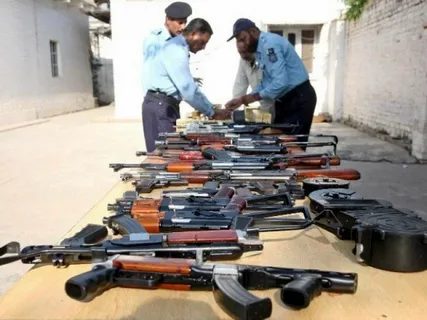 Police action in Quetta, large consignment of weapons recovered