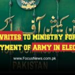 ECP writes to ministry for deployment of army in elections