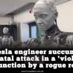 A Tesla engineer succumbs to a fatal attack in a ‘violent’ malfunction by a rogue robot