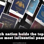 Which nation holds the top spot for the most influential passport?