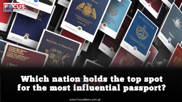 Which nation holds the top spot for the most influential passport?