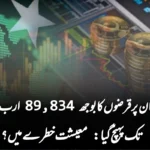 پاکستان پر قرضوں کا بوجھ 89,834 ارب روپے تک پہنچ گیا: معیشت خطرے میں؟
