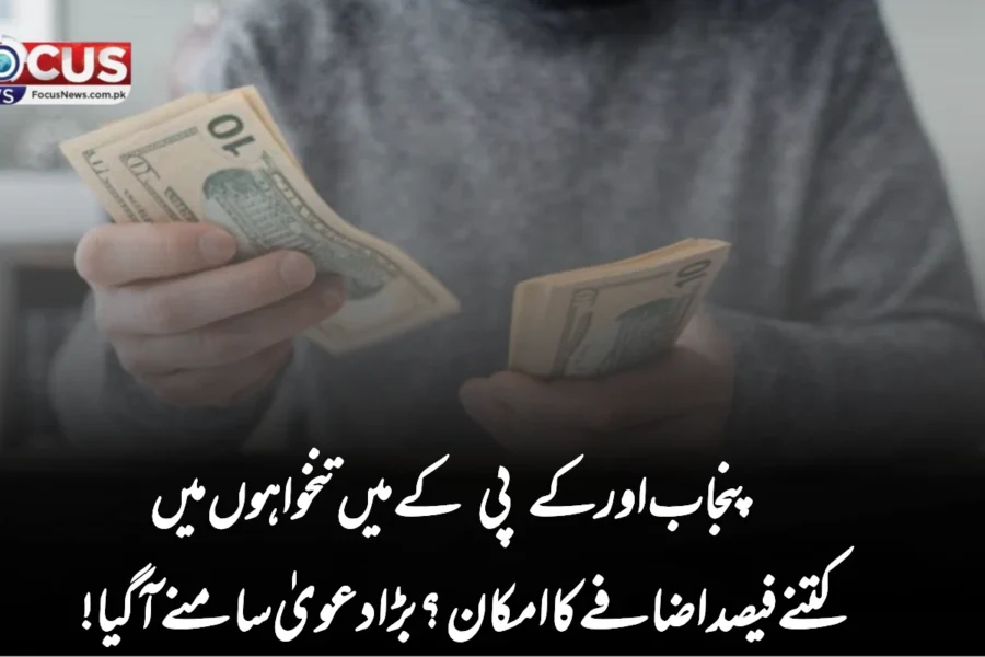 پنجاب اور کے پی کے میں تنخواہوں میں کتنے فیصد اضافے کا امکان؟ بڑا دعویٰ سامنے آ گیا!