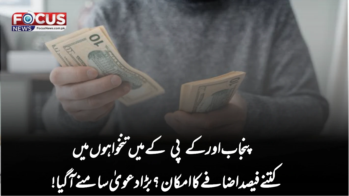 پنجاب اور کے پی کے میں تنخواہوں میں کتنے فیصد اضافے کا امکان؟ بڑا دعویٰ سامنے آ گیا!