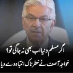 اگر مسلم دنیا اب بھی نہ جاگی تو؟ خواجہ آصف نے خطرناک انتباہ دے دیا!