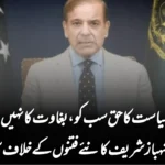 “سیاست کا حق سب کو، بغاوت کا نہیں”: وزیراعظم شہباز شریف کا نئے فتنوں کے خلاف سخت پیغام