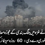 حماس نے غزہ میں جنگ بندی کے مجوزہ معاہدے کی منظوری دے دی: 60 روزہ سیز فائر کی تجویز