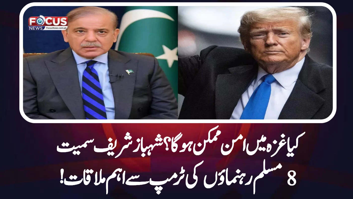 "کیا غزہ میں امن ممکن ہوگا؟ شہباز شریف سمیت 8 مسلم رہنماؤں کی ٹرمپ سے اہم ملاقات!"
